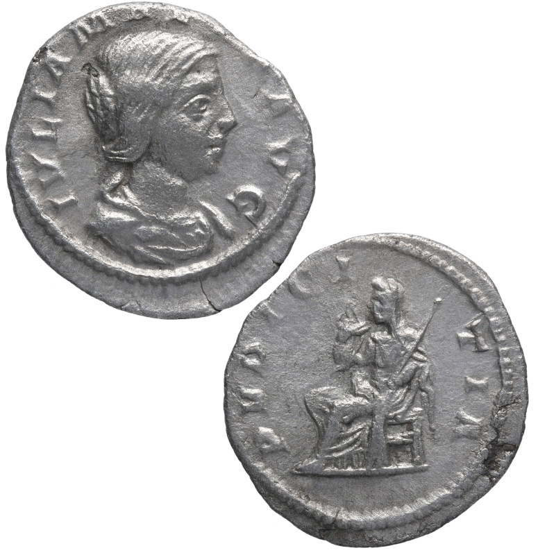 218-20 d.C. Julia Maesa. Antioquía. Denario. RIC 575. Ag. 2,44 g. IVLIA MAESA AV...