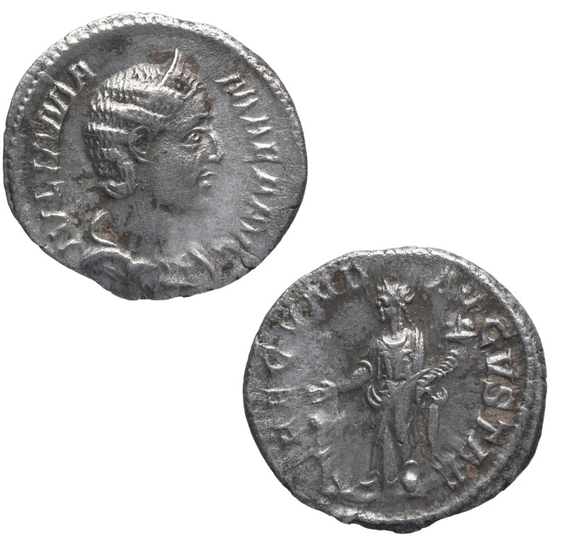222-234 d.C. Julia Mamea. Roma. Denario. RCI 331. Ag. 2,89 g. IVLIA MAMEA AVG; B...