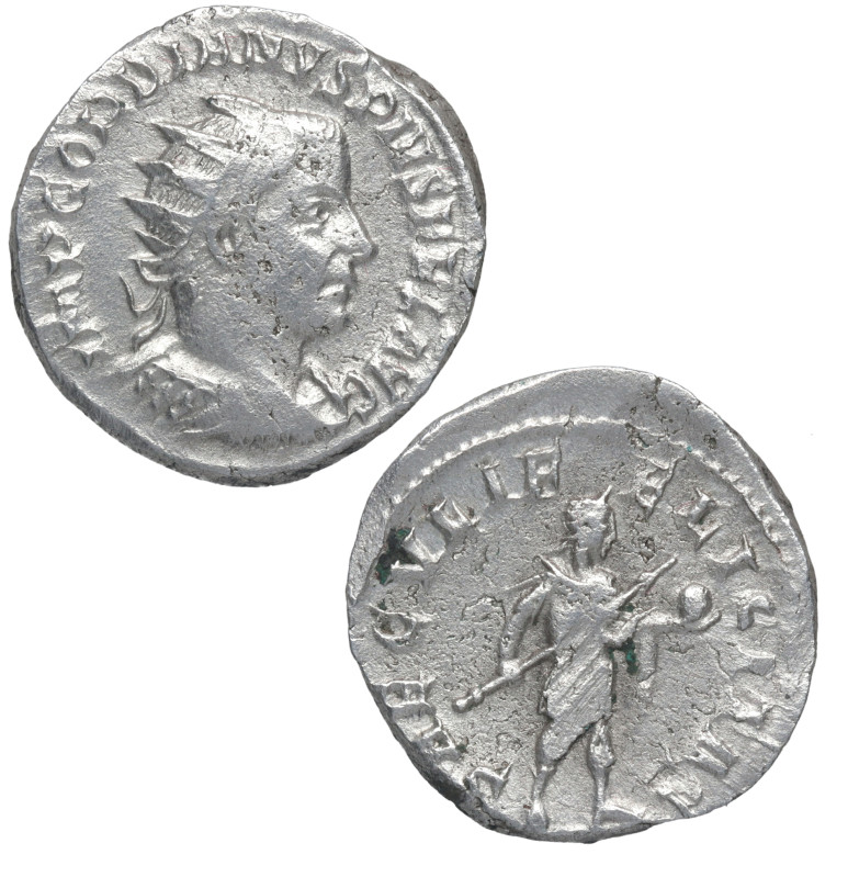 238 d.C. Gordiano IIII. Antioquía. Antoniniano. Ag. 4,91 g.  IMP. GORDIANUS PIVS...