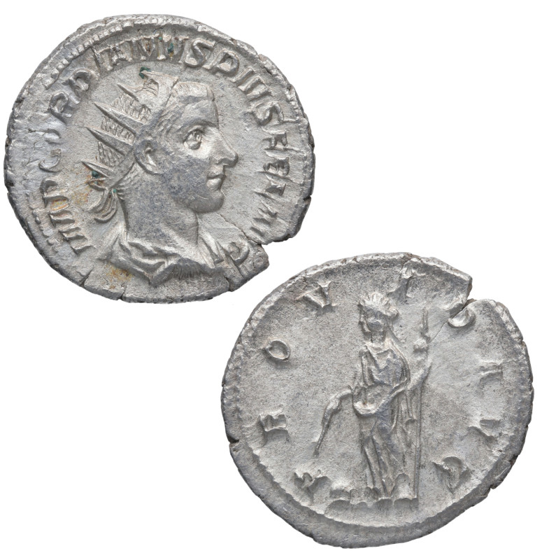 243- 4 d.C. Gordiano III (238-244 d.C). Roma. Antoniniano. RIC IV Roma 148. Ve. ...