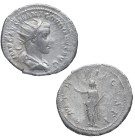 243- 4 d.C. Gordiano III (238-244 d.C). Roma. Antoniniano. RIC IV Roma 148. Ve. 4,19 g. IMP GORDIANVS PIVS FEL AVG; Busto de emperador con corona radi...