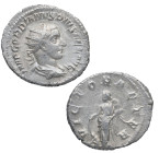 243- 4 d.C. Gordiano III (238-244 d.C). Roma. Antoniniano. RIC IV Roma 154. Ve. 4,20 g. IMP GORDIANVS PIVS FEL AVG; Busto de emperador con corona radi...