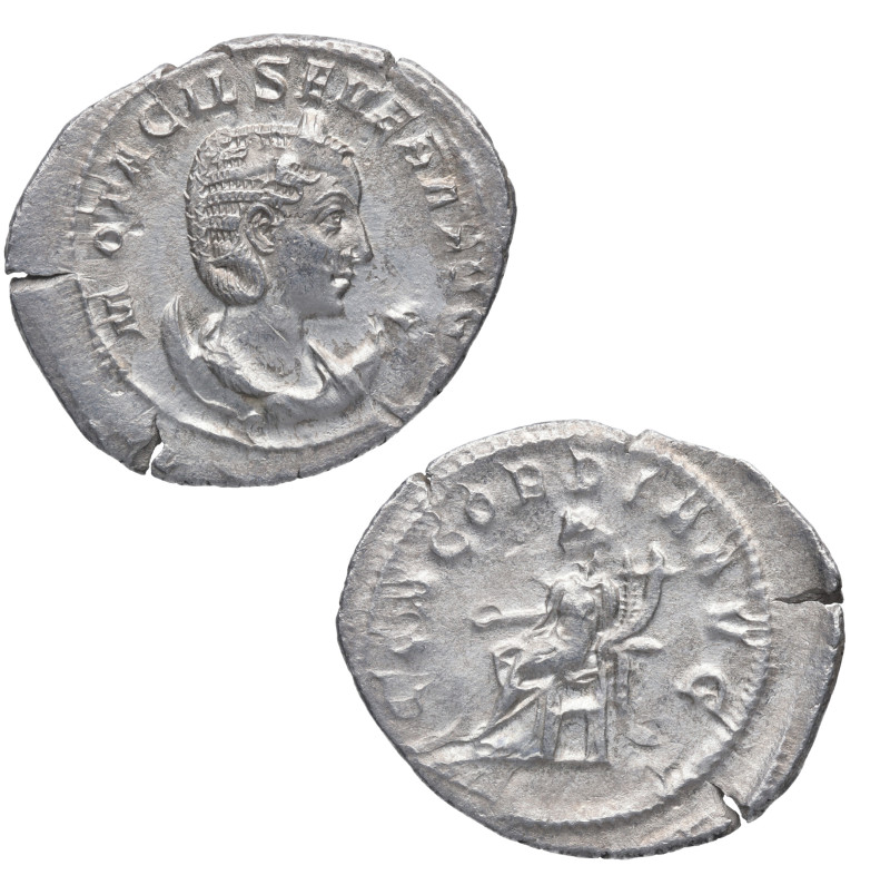 247 d.C. Otacilia Severa (244-249 d.C). Roma. Antoniniano. RIC 119b, RSC 9. Ve. ...