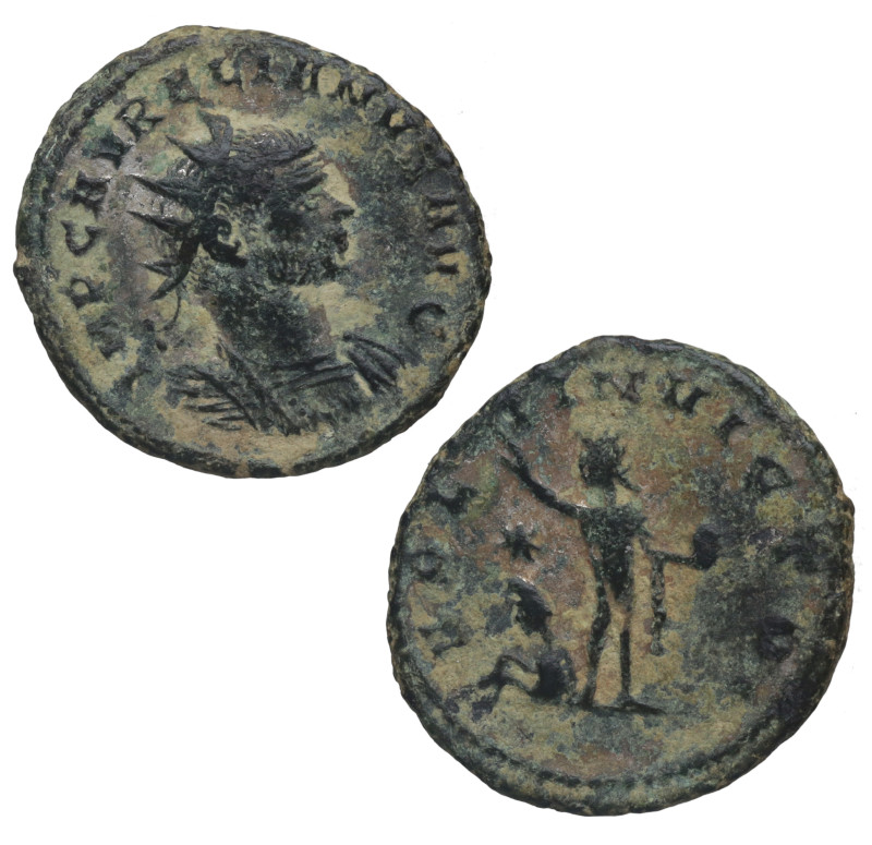 270-275 d.C. Aureliano (270-275 dC). Trípolis. Antoniniano. Ae. 4,07 g. IMP C AV...