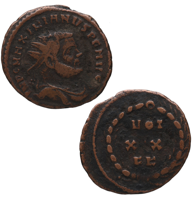 303 d.C. Maximiano Hércules. Carthago. Radiado post- reforma. 3,42 g. IMP C MAXI...