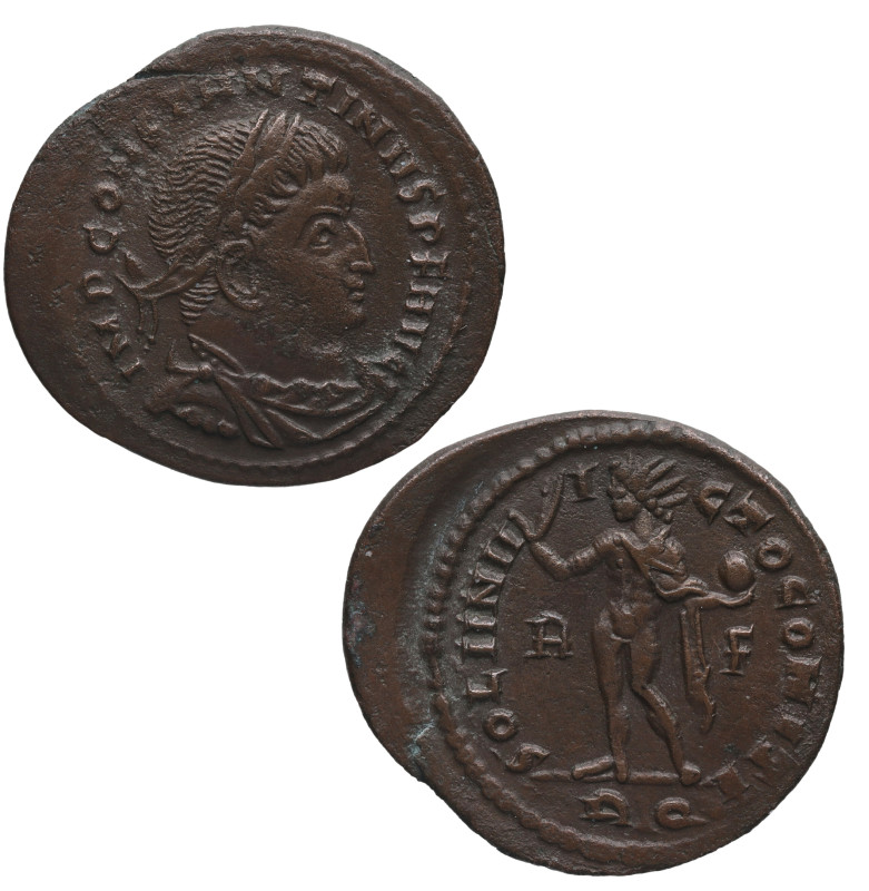 307-337 d.C. Constantino I (307-337). Roma. Nummus. 3,84 g. IMP CONSTANTINVS PF ...