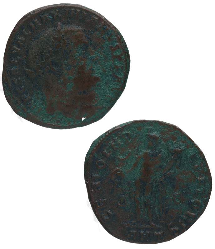 308-310 d.C. Galerio Maximiano. Antioquía. Nummus. Ae. 5,58 g. IMPC GAL VAL MAXI...