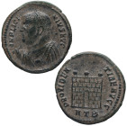316-317 d.C. Licinio I (308-323 dC). Heraclea. Nummus. RIC VII 15. Ve. 3,11 g. IMP LICINIVS AVG; Busto laureado a izquierda; Busto laureado a izquierd...