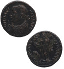 317/18 d.C. Licinio I (308-323 d.C). Nicomedia. Nummus. RIC VII 24. Ve. 3,36 g. IMP LICI-NIVS AVG; Busto laureado de Licinius . a la izquierda, vestid...