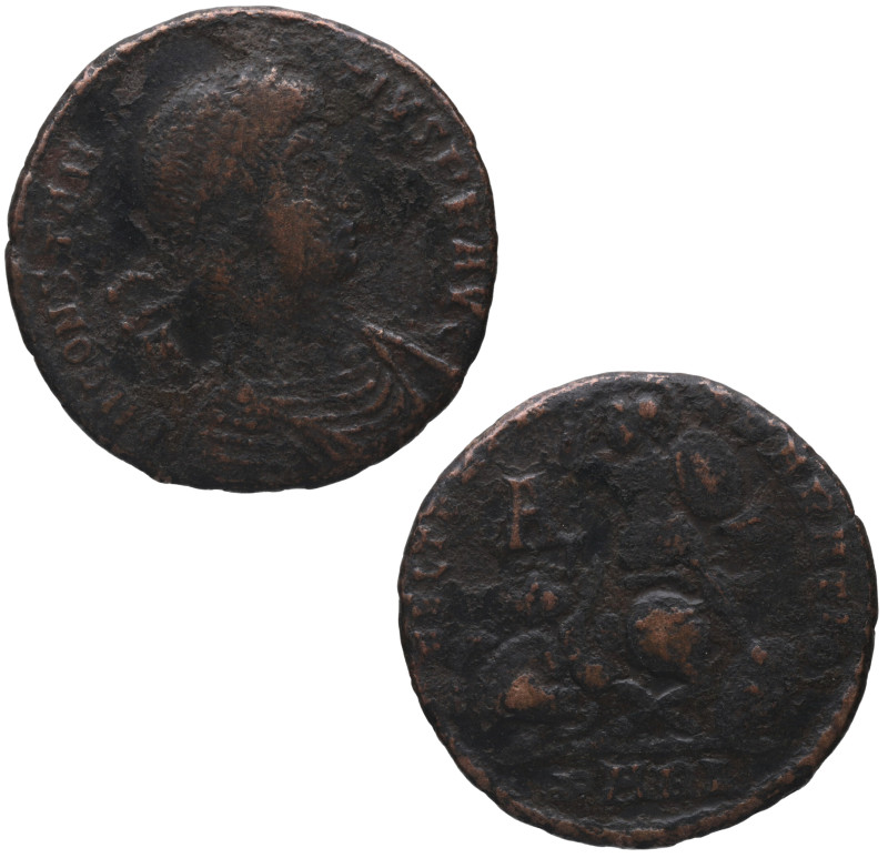 327 a 361 d.C. Constancio II (327 a 361). Antioquía. Maiorina. 5,03 g. D N CONST...