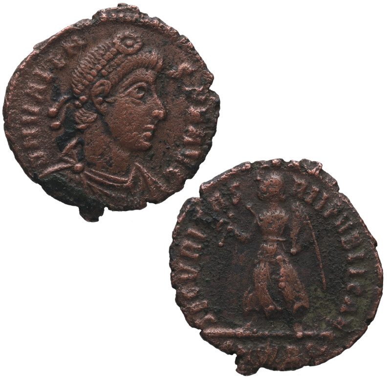 364-378 d.C. Valente (364-378 d.C). Roma. AE3. 2,48 g. D N VALENS P F AVG; Busto...