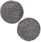 1469-1504. Reyes Católicos (1469-1504). Sevilla. 4 reales. Ag. 13,65 g. Escasa. MBC+. Est.450.