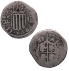 1611. Felipe III (1598-1621). Zaragoza. 1 real. CA. A&C 575. Ag. 2,62 g. MBC-. Est.30.