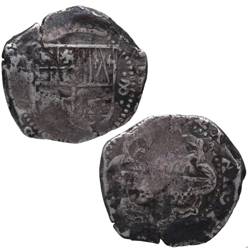 16_ _. Felipe IV (1621-1665). Potosí. 8 reales. T: Juan Ximénez de Tápia. Ag. 26...