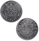 1711. Carlos III, Pretendiente (1701-1714). Barcelona. 2 reales. A&C 32. Ag. 4,62 g. MBC. Est.80.