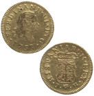 1758. Fernando VI (1746-1759). Madrid. 1/2 escudo . JB. A&C 564. Au. 1,77 g. MBC+. Est.200.