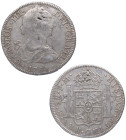 1784. Carlos III (1759-1788). México. 8 reales. FM. A&C 1126. Ag. 26,81 g. Marquitas en anverso. MBC+. Est.110.