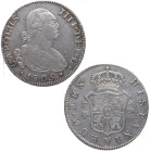 1805. Carlos IV (1788-1808). Madrid. 4 reales. FA. A&C 787. Ag. 12,95 g. MBC+. Est.100.