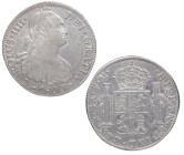 1800. Carlos IV (1788-1808). México. 8 reales. FM. A&C 965. Ag. 26,90 g. MBC+. Est.100.