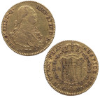 1796. Carlos IV (1788-1808). Madrid. 2 escudos. MF. A&C 1288. Au. 6,68 g. MBC+. Est.300.