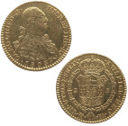 1803. Carlos IV (1788-1808). Madrid. 2 escudos. FA. A&C 1308. Au. 6,78 g. Bella. Brillo original. EBC / EBC+. Est.500.