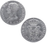 1810. José Napoleón (1808-1814). Madrid. 4 reales. AI. A&C 14. Ag. 6,09 g. MBC / EBC-. Est.80.