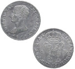 1811. José Napoleón (1808-1814). Madrid. 4 reales. AI. A&C 15. Ag. 5,90 g. Buen ejemplar. EBC-. Est.100.