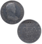 1814. Fernando VII (1808-1833). Madrid. 4 reales. GJ. A&C 1079. Ag. 13,33 g. MBC / MBC+. Est.160.