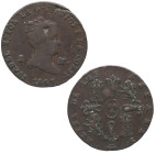 1847. Isabel II (1833-1868). Segovia. 2 maravedís. A&C 59. Cu. 2,23 g. BC+. Est.10.
