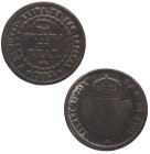 1853. Isabel II (1833-1868). Segovia. Decima de real. A&C 146. Cu. 3,68 g. MBC-. Est.10.