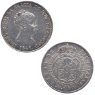 1848. Isabel II (1833-1868). Madrid. 4 reales. CL. A&C 453. Ag. 5,28 g. MBC+. Est.70.