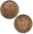 1879*79. Alfonso XII (1874-1885). Madrid. 25 pesetas. EMM. A&C 74. Au. 8,08 g. EBC / EBC+. Est.450.