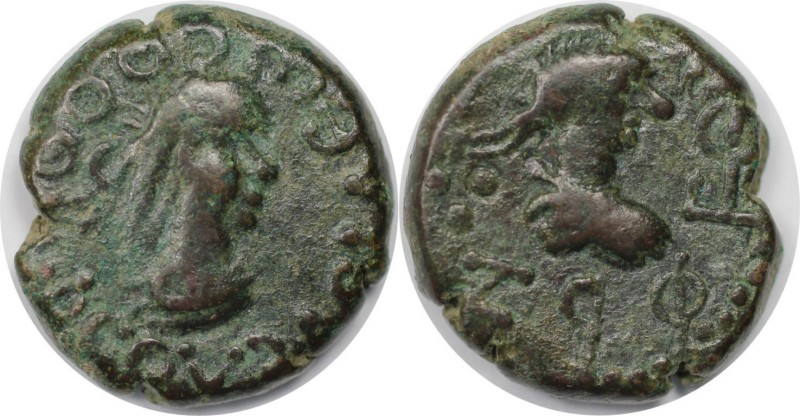 Griechische Münzen, BOSPORUS. Stater 290 - 291 n. Chr., Bronze 7.64 g. 19 mm. Se...