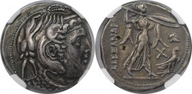 Griechische Münzen, AEGYPTUS. Ptolemäus I Soter, 323-283 v. Chr. AR Tetradrachme, Alexandria Mint, als Satrap. 311-305 / 4 v. Chr, Diadem-Kopf von Ale...