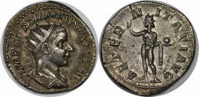 Römische Münzen, MÜNZEN DER RÖMISCHEN KAISERZEIT. Gordianus III., 238-244 n. Chr, AR-Antoninianus. Silber. 3.82 g. Sehr schön