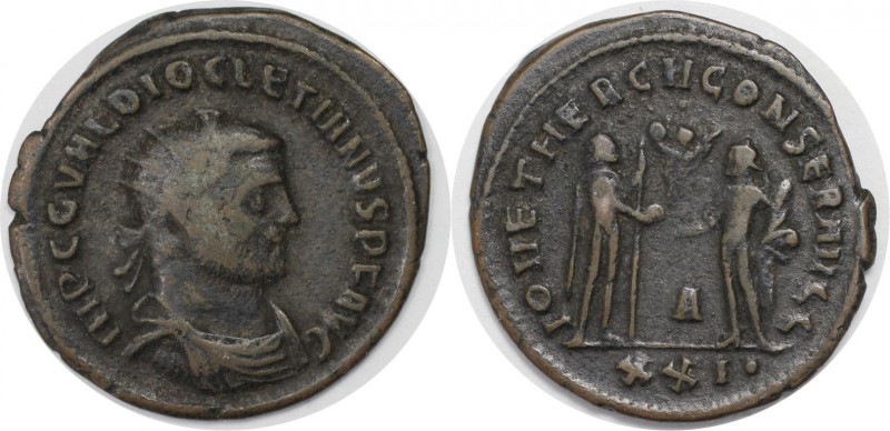 Römische Münzen, MÜNZEN DER RÖMISCHEN KAISERZEIT. Diocletian. Antoninianus, 284-...