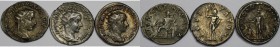 Römische Münzen, Lots und Sammlungen römischer Münzen. RÖMISCHEN KAISERZEIT. Gordianus III., 238-244 n. Chr, Lot von 3 Münzen. Silber. Sehr schön...