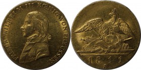 Altdeutsche Münzen und Medaillen, BRANDENBURG IN PREUSSEN. Friedrich Wilhelm III (1797-1840). Doppelter Friedrichs d'or 1811 A, Gold. 13.33 g. Sehr sc...