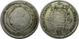 Altdeutsche Münzen und Medaillen, TRIER. ERZBISTUM, Johann Philipp von Walderdorf (1756-1768). 20 Kreuzer 1765 GM. KM 294. Fast Sehr schön