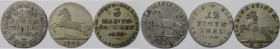Altdeutsche Münzen und Medaillen, LOTS UND SAMMLUNGEN. Braunschweig-Wolfenbüttel 1/12 Taler 1789 MC, Braunschweig-Calenberg-Hannover 1/2 Taler 1805 GF...