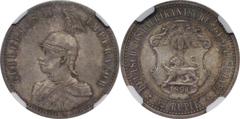 Deutsche Münzen und Medaillen ab 1871, DEUTSCHE KOLONIEN. Wilhelm II. (1888-1918...