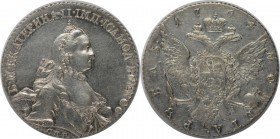 Russische Münzen und Medaillen, Katharina II (1762-1796). Rubel 1764 SPB SA, Silber. Fast Stempelglanz