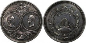 Russische Münzen und Medaillen, Alexander II (1854-1881). Medaille 1860, Silber. 221.46 g. 79 mm. Vorzüglich-stempelglanz