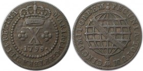 Weltmünzen und Medaillen, Brasilien / Brazil. 10 Reis 1799, Kupfer. KM 228. Sehr schön-vorzüglich