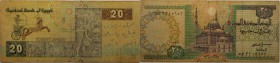 Banknoten, Ägypten / Egypt. 20 Pound 1978-88. P.48. II