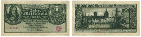 Banknoten, Danzig. 10 Millionen Mark 1923. Pick 25b. VF