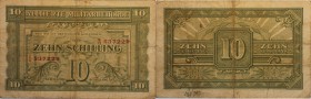 Banknoten, Österreich / Austria. 10 Schilling 1944. P.106. III