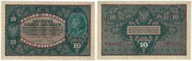 Banknoten, Polen / Poland. 10 Marek 1919. Pick 25. II
