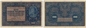 Banknoten, Polen / Poland. 100 Marek 1919. Pick 27. III