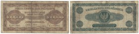 Banknoten, Polen / Poland. 100000 Marek 1923. Pick 34. IV